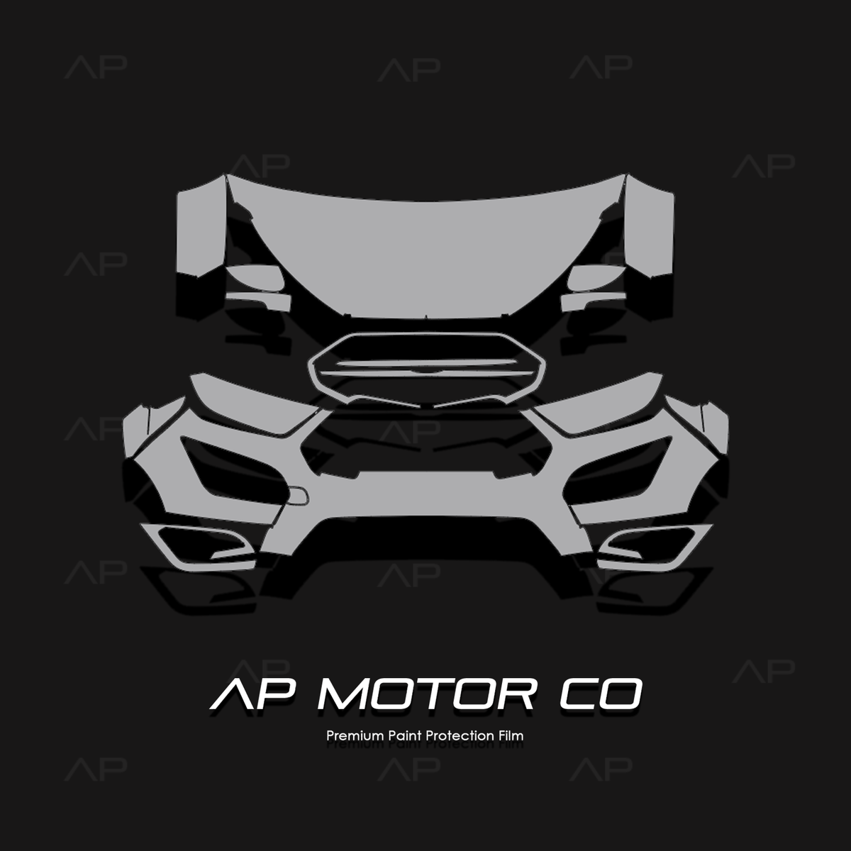 Fits Ford EcoSport 2018-2022 Paint Protection TPU PPF Pre-Cut Kit Ultra-Gloss