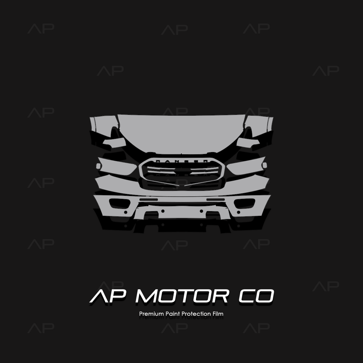 Fits Ford Ranger 2019-2026 Paint Protection TPU PPF Pre-Cut Kit Gloss