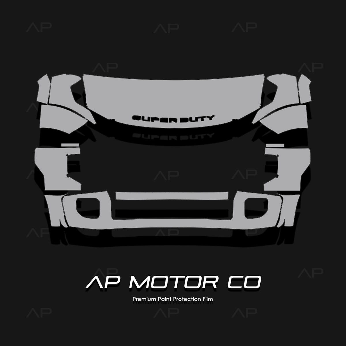 Fits Ford SuperDuty 2011-2026 Paint Protection TPU PPF Pre-Cut Kit Ultra-Gloss