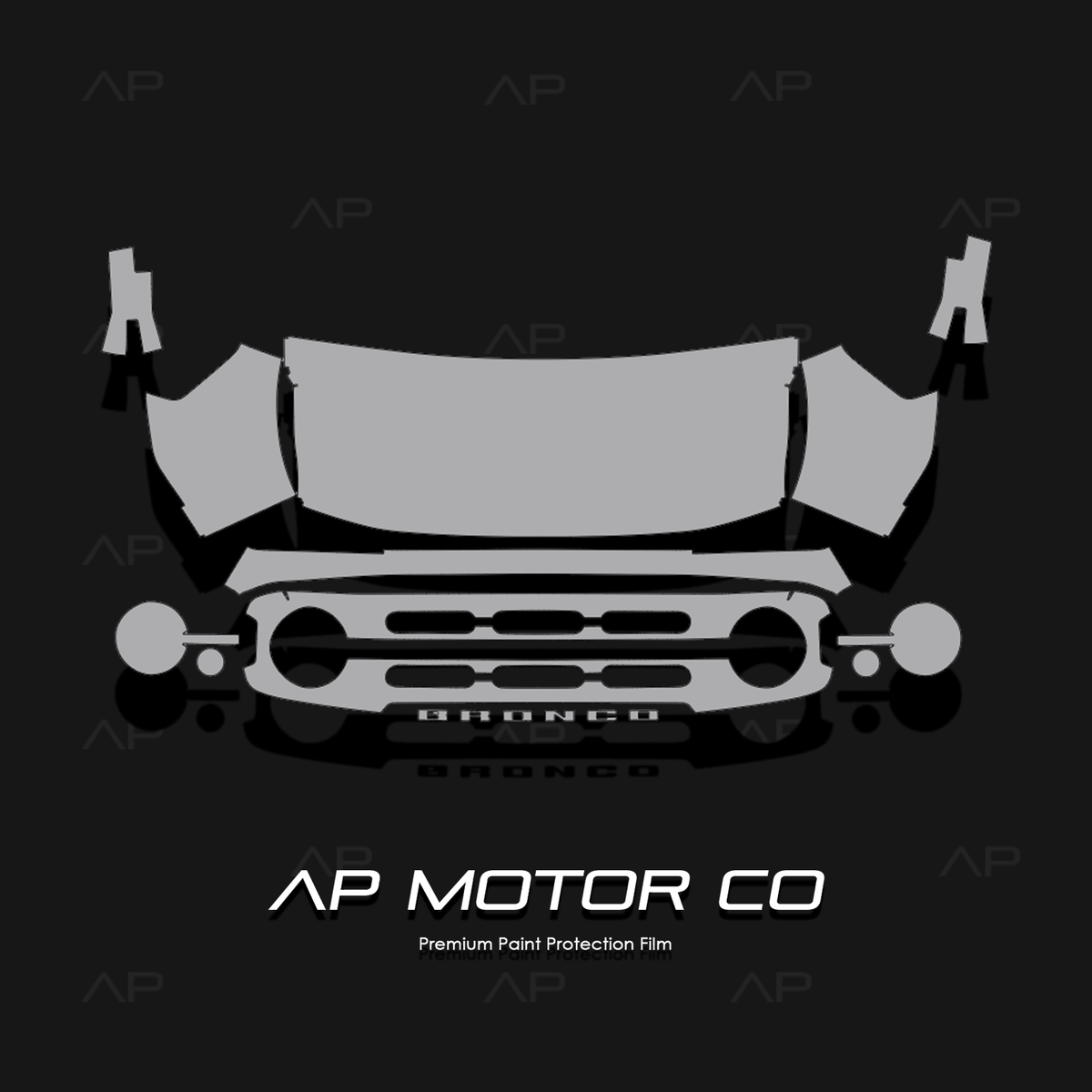 Fits Ford Bronco 2021-2026 Paint Protection TPU PPF Pre-Cut Kit Ultra-Gloss